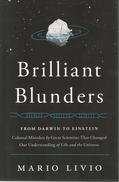 Front cover of Brilliant Blunders by Mario Livio