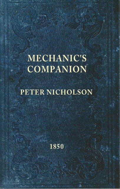 Front cover of Mechanic's Companion by Peter Nicholson