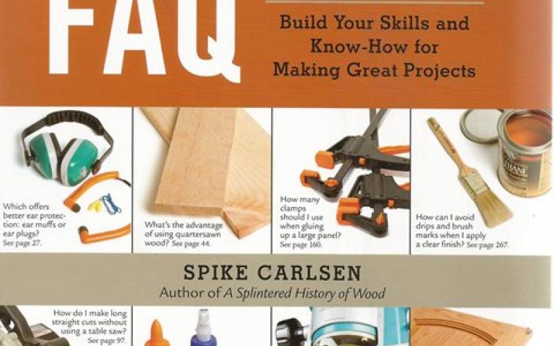 Front cover of Woodworking FAQ by Spike Carlsen