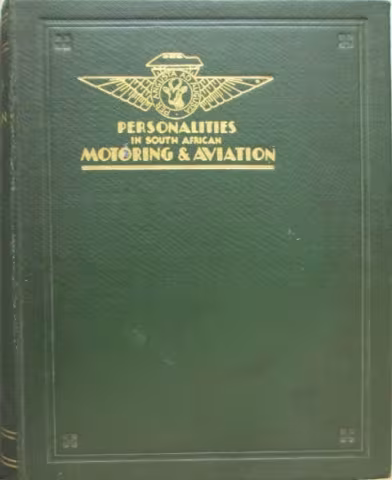 Front cover of Personalities in South African Motoring & Aviation by N.T.G. Murray et al 