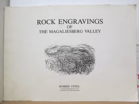 Front cover of Rock Engravings of the Magaliesberg Valley by Robbie Steel