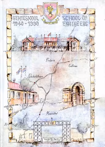 Front cover of Genieskool: 1940-1990, School of Engineers by J. C. Rabe