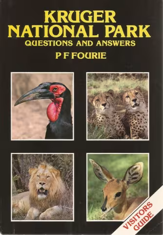 Front Cover of Kruger National Park by PF Fourie