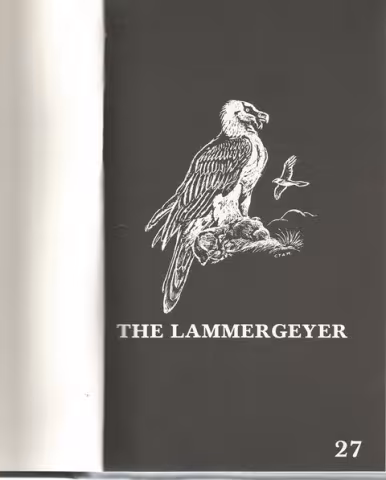 Title page of The Lammergeyer 1979-1985