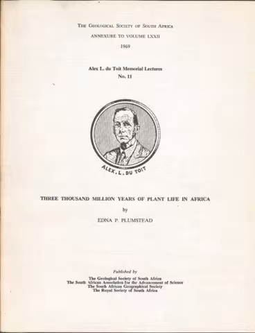 Front cover of Three Thousand Million Years of Plant Life in Africa by Edna P. Plumstead