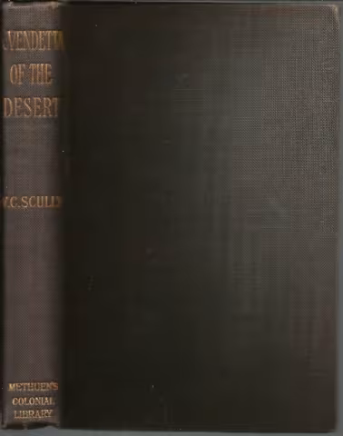 Front cover of A Vendetta of the Desert by W. C. Scully