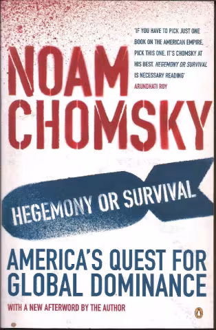 Front cover of Hegemony Or Survival by Noam Chomsky
