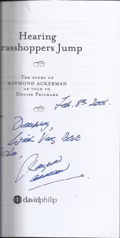 Signature of Raymond Ackerman
