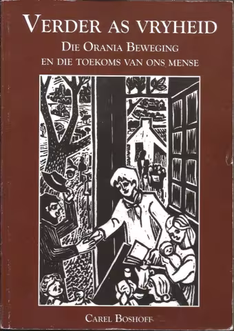Front cover of Verder As Vryheid by Carel Boshoff