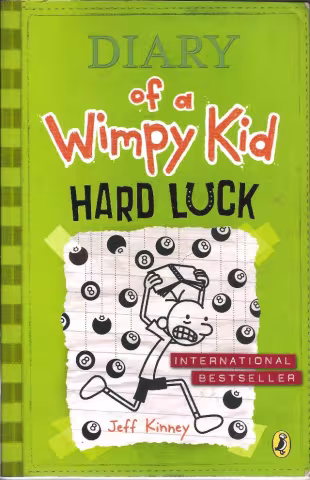 Front cover of Diary of a Wimpy Kid: Hard Luck by Jeff Kinney