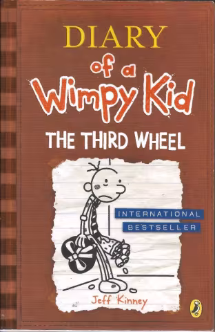 Front cover of Diary of a Wimpy Kid: The Third Wheel by Jeff Kinney