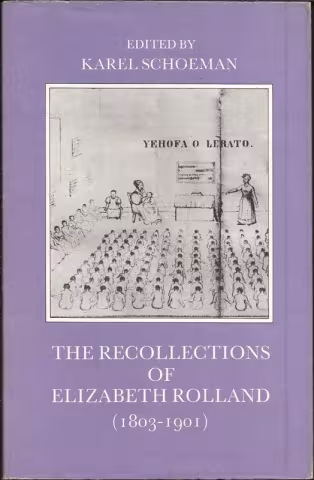 Front cover of The Recollections of Elizabeth Rolland