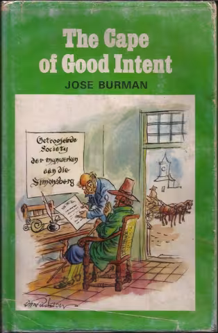 Front cover of The Cape of Good Intent by Jose Burman