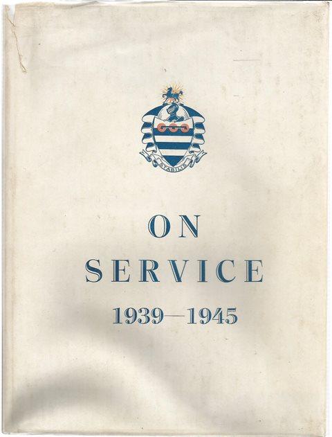 Front Cover of On Service 1939 - 1945 by J.M. Meiring
