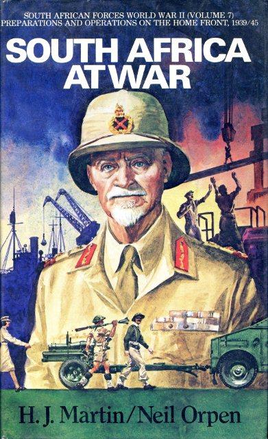 Front cover of South Africa At War by H.J. Martin & Neil Orpen