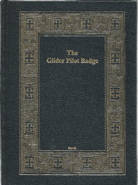 Front Cover The Glider Pilot Badge by Stijn David