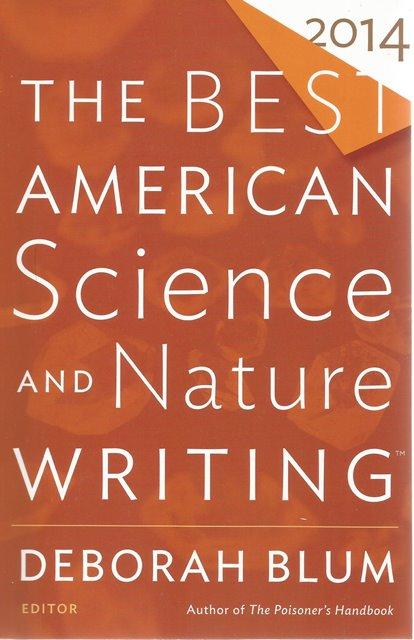 Front cover of The Best American Science and Nature Writing 2014 edited by Deborah Blum