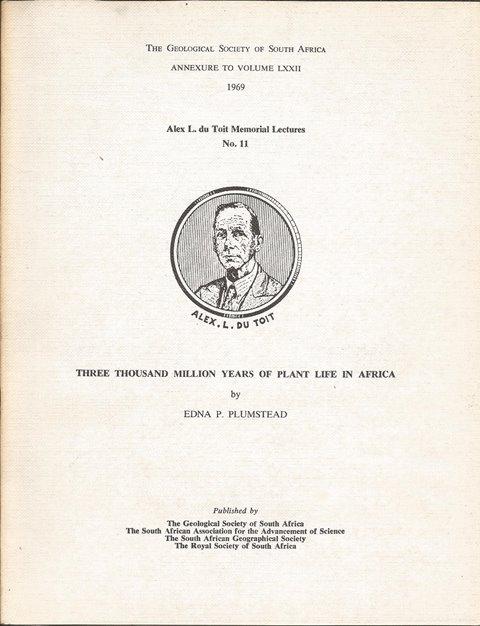 Front cover of Three Thousand Million Years of Plant Life in Africa by Edna P. Plumstead