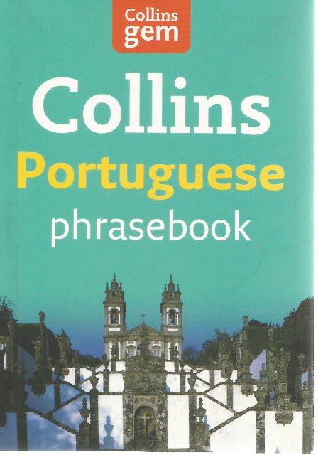 Front cover of Collins Portuguese Phrasebook and Dictionary 