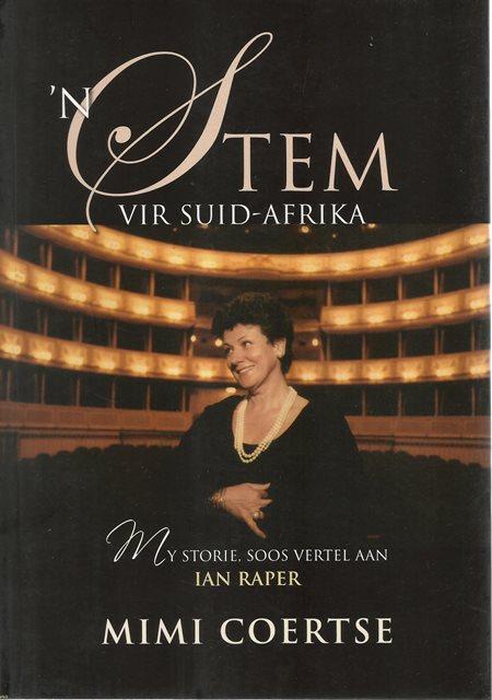 Front cover of 'n Stem vir Suid Afrika deur Mimi Coertse