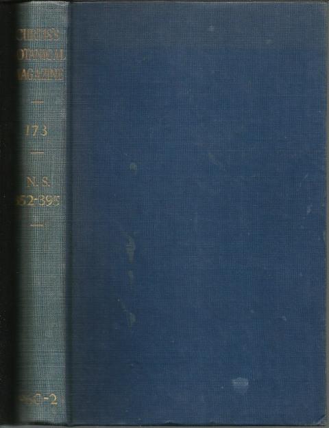Front cover of Curtis's Botanical Magazine by Turrill