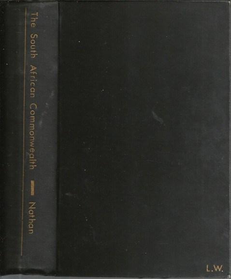 Front Cover of The South African Commonwealth by Manfred Nathan