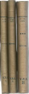 spines of Description of the Cape by Mentzel