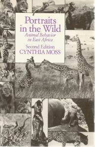 Front Cover of Portraits in the Wild by Cynthia Moss