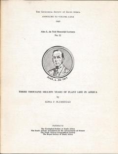 Front cover of Three Thousand Million Years of Plant Life in Africa by Edna P. Plumstead