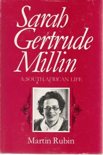 Front cover of Sarah Gertrude Millin by Martin Rubin