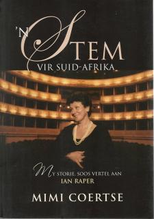 Front cover of 'n Stem vir Suid Afrika deur Mimi Coertse