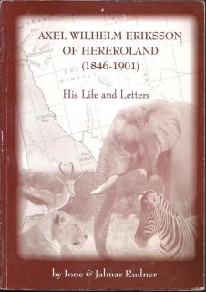 Front cover of Axel Wilhelm Eriksson of Hereroland by Ione and Jalmar Rudner