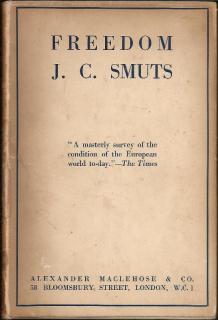 Front cover of Freedom by J. C. Smuts