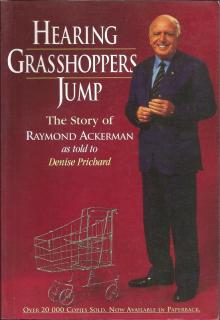 Front cover of Hearing Grasshoppers Jump by Raymond Ackerman