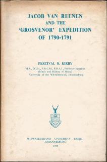 Front cover of Jacob van Reenen and the 'Grosvenor' Expedition of 1790-1791 by Kirby